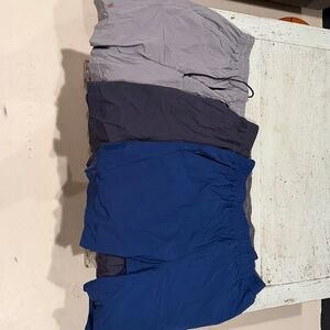 RHONE Men's Athletic Shorts - Gray, Dark Gray, Blue